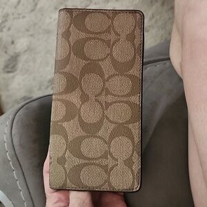 COACH checkbook cover